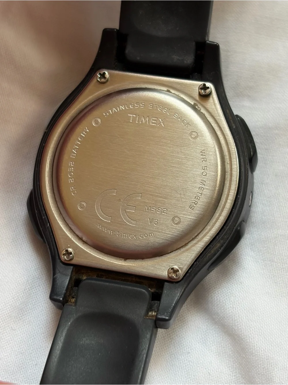 Timex T5K483 Indiglo Heart Rate Monitor Quartz Digital Unisex Watch New Battery